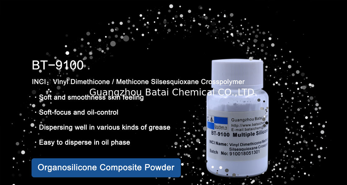 Composite silicone Powder Methicone Silsesquioxane Crosspolymer Coating Surface Smooth Effect