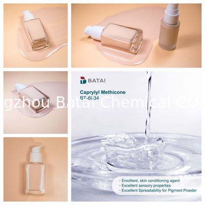 Refractive Index n/20D 1.4000 1.4200 Caprylyl Methicone with Viscosity 25C mPa·s 3-8 and CAS No. 17955-88-3