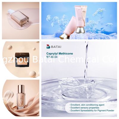 Transparent Liquid Caprylyl Methicone INCI Name Included widely use in Foundation and sunscreen