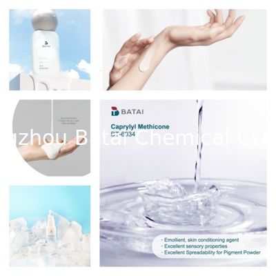 Caprylyl Methicone is particularly effective in reducing the surface tension of greasy formulations