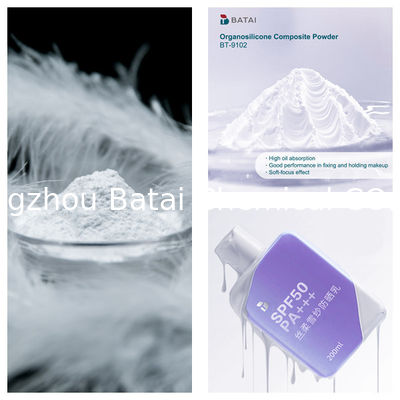 Vinyl Dimethicone／Methicone Silsesquioxane Crosspolymer BT-9102 Organosilicone Composite Powder Solid (White powder) 8.0 ~ 12.0μm for Cosmetics