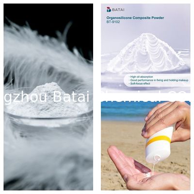 8-12μm Spherical Silicone Composite Powder Vinyl Dimethicone / Methicone Silsesquioxane Crosspolymer