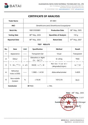 Low-Volatile Non-Smudge Silicone Elastomer Gel PDMS (and) PDMS Crosspolymer