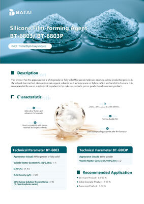 TMS MQ Silicone Resin Trimethylsiloxysilicate with Excellent Film-forming in Liquid Lipstick