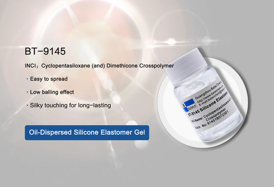 CAS 541-02-6 Dimethicone Silicone Oil for High Viscosity Easy Spreading and Non-Greasy Feeling with Long-Lasting Silky Touch and Fine Line Hiding BT-9145
