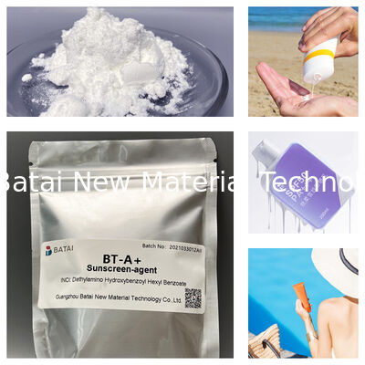 MSDS Sunscreen Agent Ultraviolet Absorbers UV Filter For Sun Protection Oil Control Face SPF 50+ PA++++